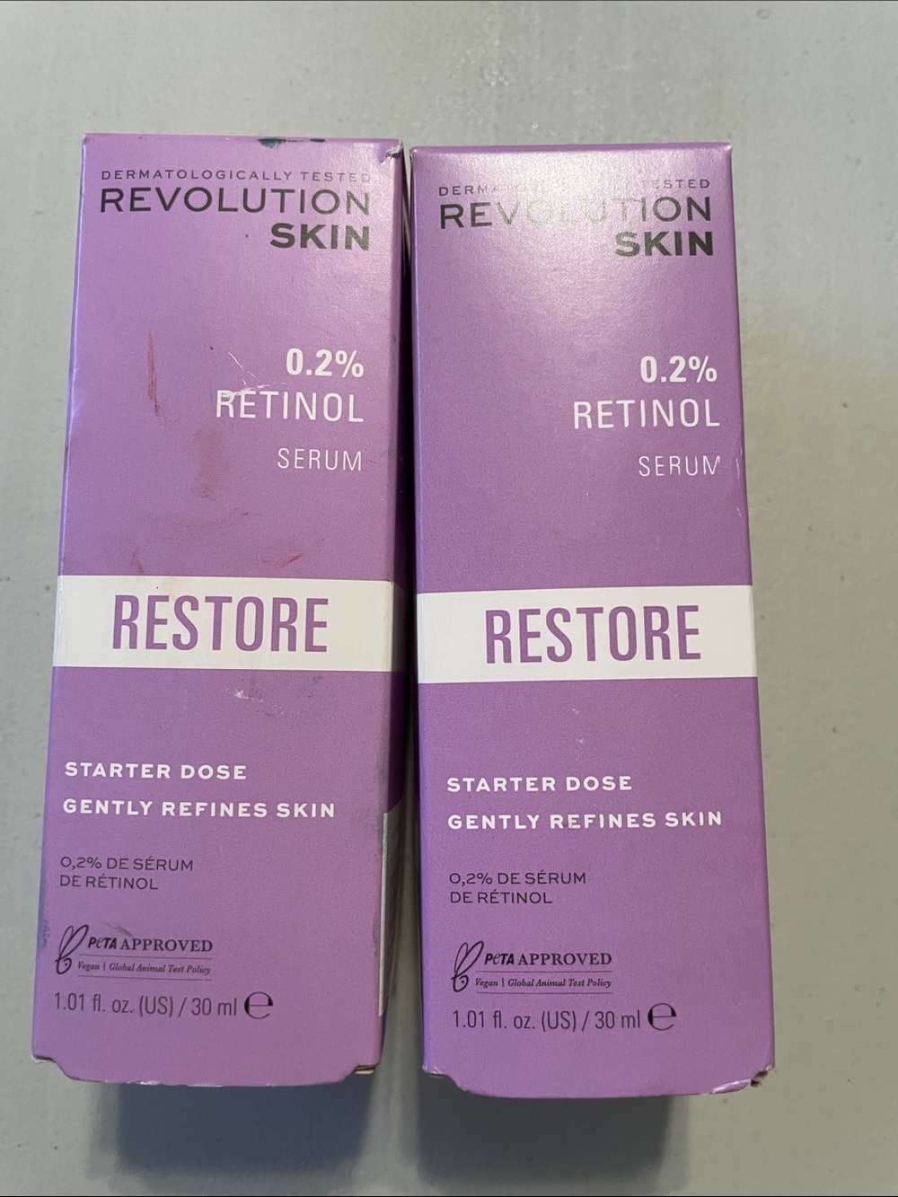 Revolution Restore 0.2% Retinol Serum - Bundle x2